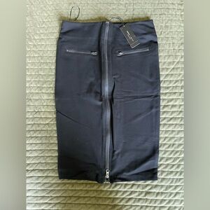 Romeo & Juliet Couture Black Skirt with Zipper Detail